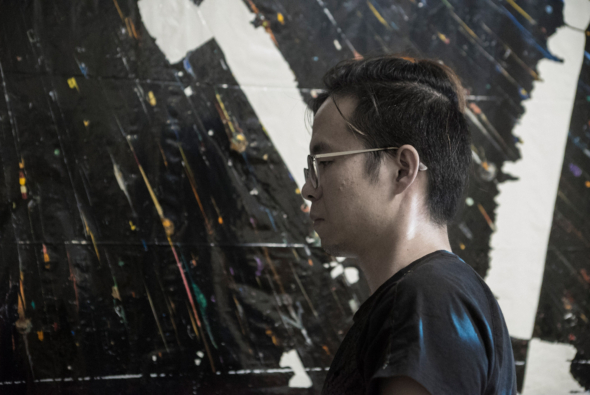 Li peng studio working gregor hildebrandt youngart