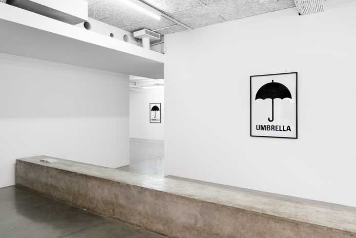 Larsson karl umbrella poster silkscreen bettina steinbruegge hamburg